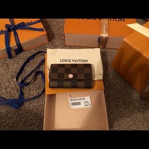 Authentic Louis Vuitton six (6) key ring holder